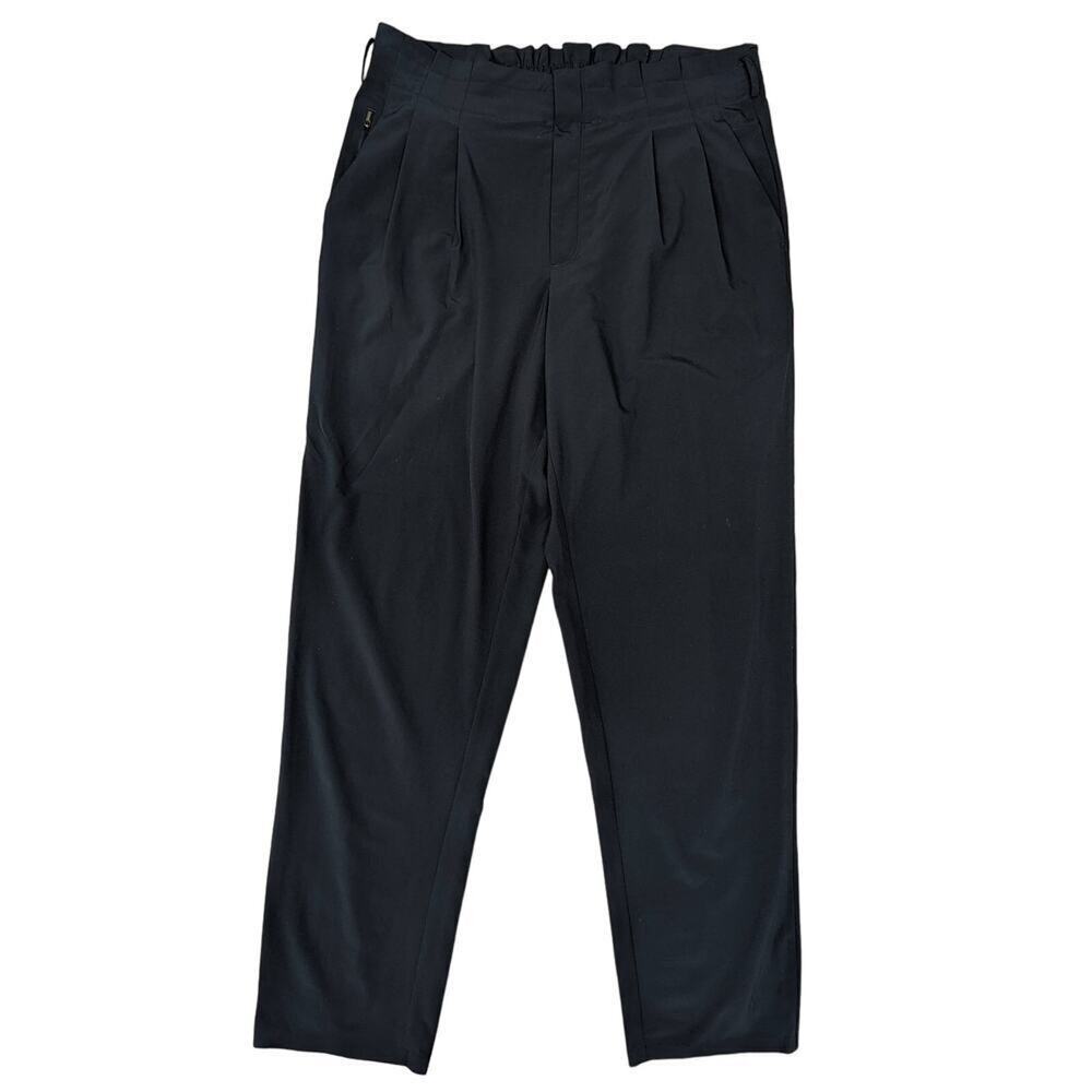 Athleta Skyline Pant II Women's 14 Tall Navy High Rise Travel Work Stretch Pants